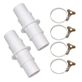 Hzloyat 2 Pcs 1-1/4" or 1-1/2" Pool Hose Connector Coupling for Swimming Pool Vacuum,Pool Hose Adapter Connector Coupling,Pool Cleaners or Pool Filter Pump Hoses