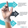 Unigloves Unicare Vinyl Multipurpose Disposable Gloves, Powder Free, Latex Free,