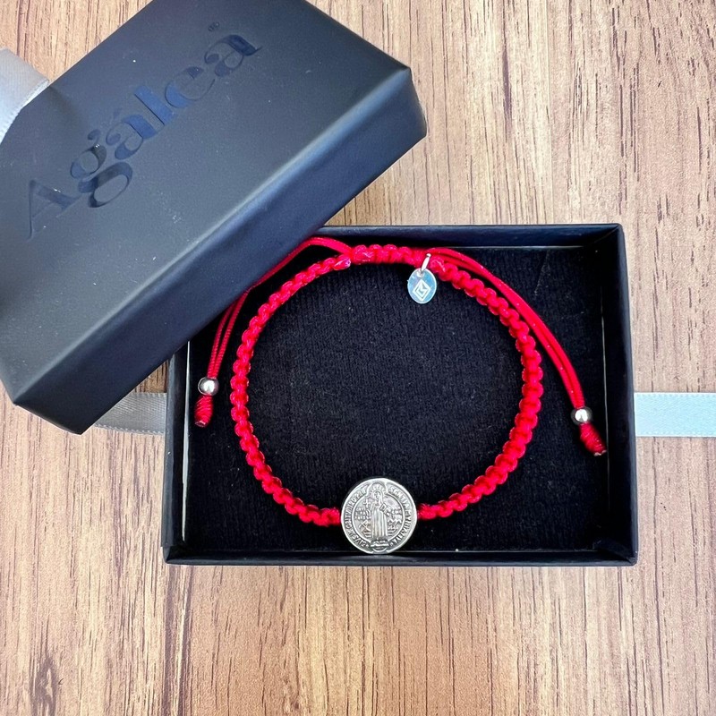Agalea | Pulsera de san benito de plata ley 925,