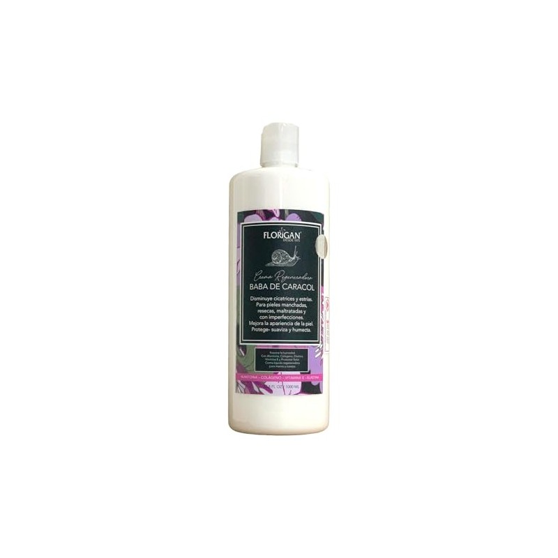 FLORIGAN CREMA DE BABA CARACOL 1000 ML.
