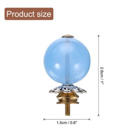 uxcell Teapot Button Lid Knobs Tea Kettle Pot Cover Handle Knobs Lid Top Replacement for Teapot Teakettle Ceramic Pot Accessories Supplies, Sky blue