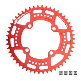 BESNIN 104 BCD Chainring Round 30/32/34/36/38/40/42/44/46/48/50/52 Teeth Bicycle Chainring Narrow Wide for 7/8/9/10/11/12-Speed MTB, BMX, Mountain Bike, Road Bike