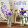35 PCS Glass Bud Vases for Centerpieces, 5.5" Clear Small