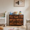 DUMOS Dresser for Bedroom with 7 Fabric Drawers, Chest Organizer