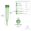 Royal Imports Floral Water Tubes/Vials for Flower Arrangements - Green
