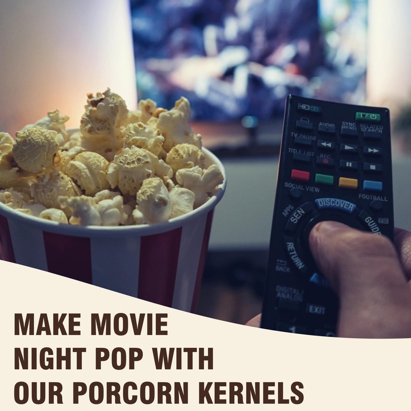 Concession Essentials Premium Gourmet Mushroom Extra Large Popcorn Kernels -