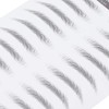 6D Eyebrow Tattoo Sticker, Eyebrow Shaping Stencils, Semi-Permanent, Hair-Like, Waterproof