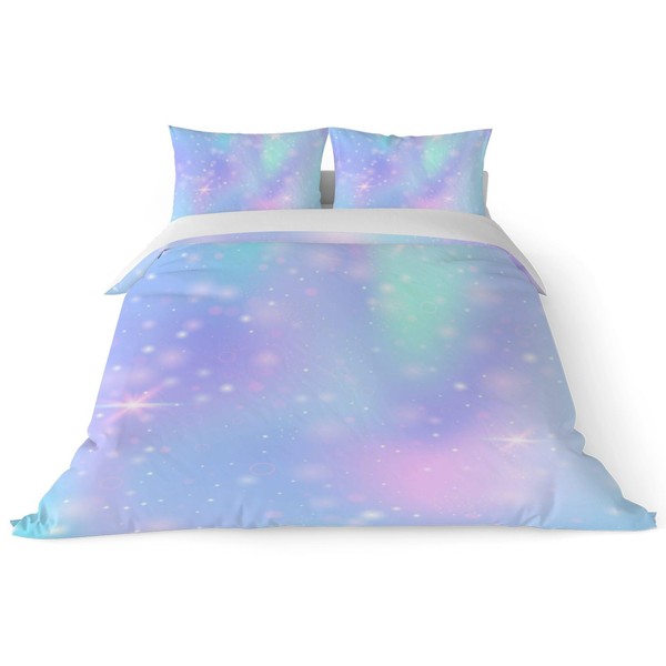 LifeCustomize Starry Galaxy Duvet Cover Bedding 3 Piece Set Quilt