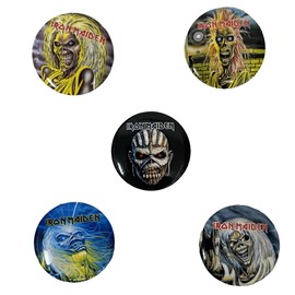 Iron Maiden 1 Round Rock Heavy Metal/Rock Celebrity Patch Band Patch
