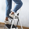 3-Step Portable Folding Stool - Heavy-Duty Step Stool Ladder