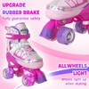 MammyGol Roller Skates for Kids Boys Girls, Adjustable Quad Skates