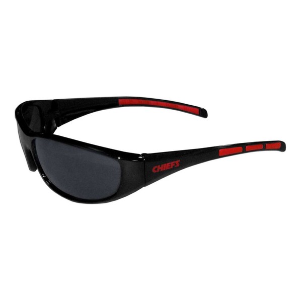Siskiyou Gifts Co, Inc. 2FSG045 Kansas City Chiefs Wrap Sunglasses,Black