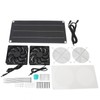 Solar Powered Fan 10W 6V Portable Monocrystalline Silicon PET Laminated