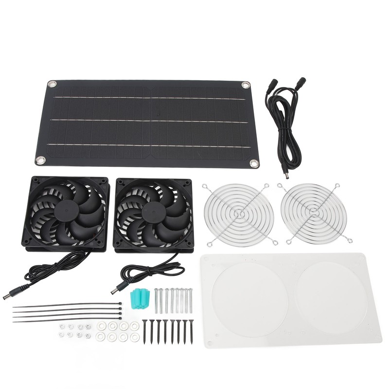 Solar Powered Fan 10W 6V Portable Monocrystalline Silicon PET Laminated