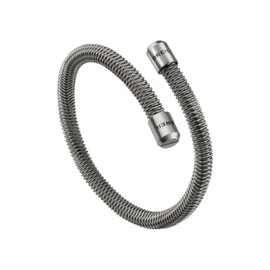 BREIL - Bracelet for Men/Unisex - New Snake Collection - TJ2805 - Versatile Wearable Men's Stainless Steel Bracelet - Length 22 cm - Steel, Alloy Steel