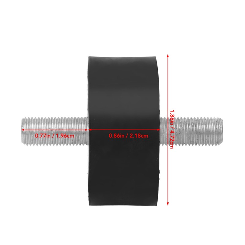 2 Pcs Engine Top Isolator Mount 3110044 Aluminum Rubber Replacement