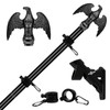 NQ 6 FT Flag Pole for Outside House with Eagle