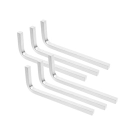 Rannb Square Head Wrench Set 5mm L Shaped Square Key 3.3-inch Length Square Head Screwdrivers -6pcs