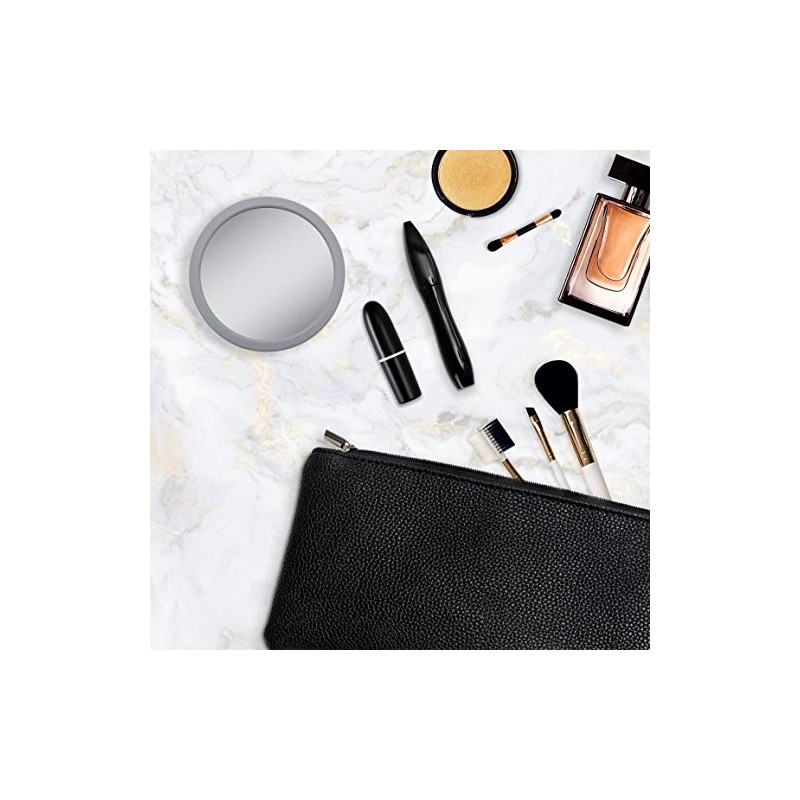 Zadro 3.75" Dia. Compact Mirror 12X Travel magnifying Mirror 18