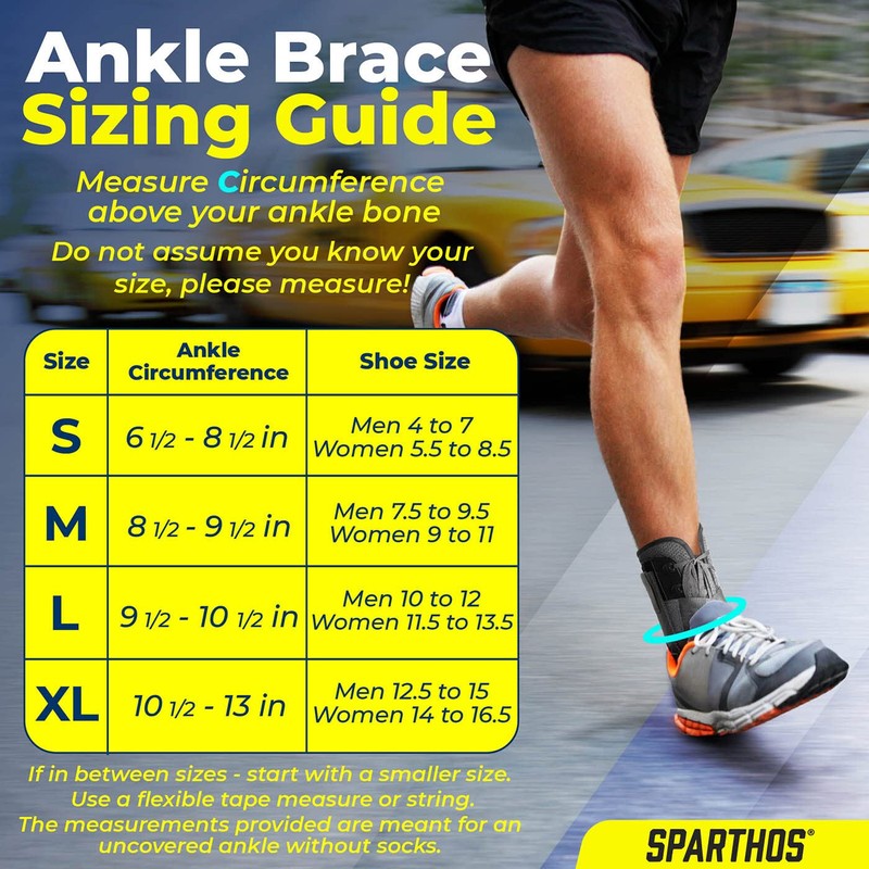 Sparthos Lace Up Ankle Brace - Support for Injury Recovery