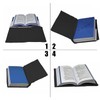 Black Stretchable Jumbo Book Sleeve Covers, Washable Durable Reusable Book