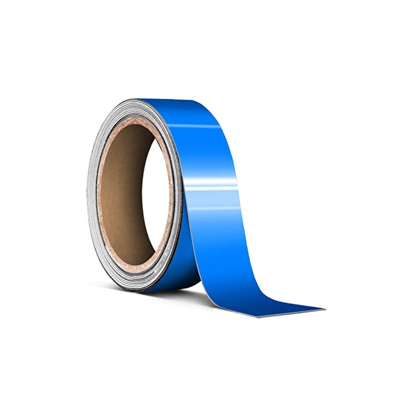 VViViD Smurf Blue Gloss Air-Release Adhesive Vinyl Pinstripe Tape Roll
