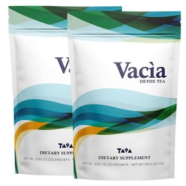 Tava Vacia Tea - Cleansing Tea Infused with Cassia Angustifolia, Carica Papaya Extract, Matricaria Chamomilla Extract & Soluble Fiber Dextrin - Supports Overall Wellness - 30 Packets