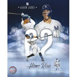 Fanatics NY Yankees Aaron Judge 62nd Home Run Commemorative Framed 8x10 Photo Picture