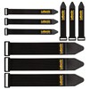LuBanSir Cinch Straps, Assorted 9 Pack（6“/9”/12“） Super-Stretch Storage Straps Fit