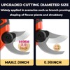 Upgraded Cordless Electric Pruning Shears with LCD Display, Battery Powered