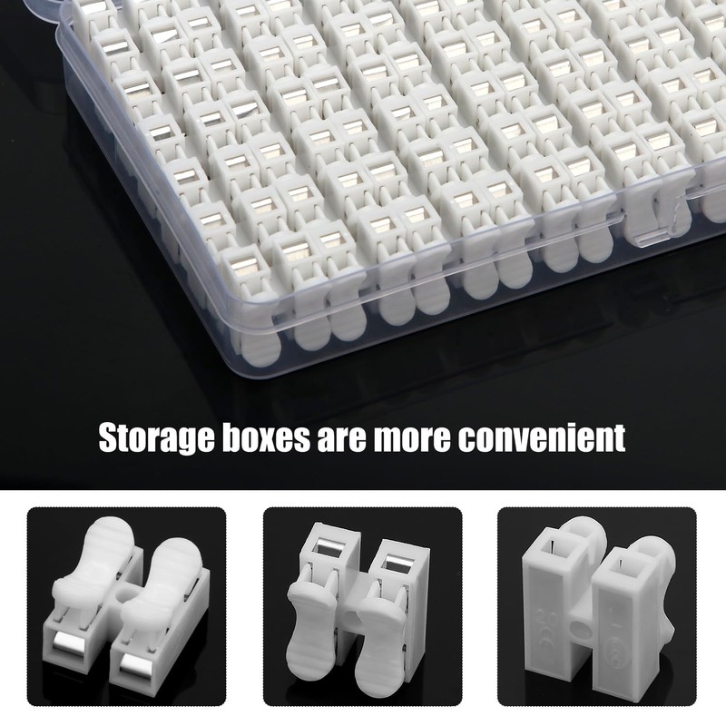 YIXISI 66 pieces fast cable for connecting, 2 pins cable