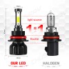 CHUSYYRAY For 2002-2007 Jeep Liberty 6000K 2PC 9007 HB5 LED