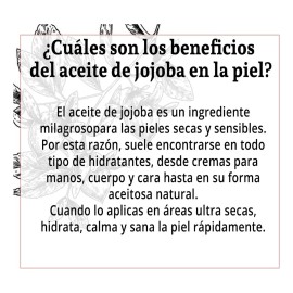 Aceite Jojoba Dorado 100% Orgánico Prensado En Frio 250 Ml