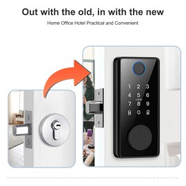 Unbranded New Smart Lock Fingerprint Keyless Entry Door Lock Deadbolt with Apple Home USA