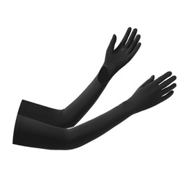 CHENLONB Arm Cover, Women's, Summer, UPF50+ UV Protection, Cool, Stretchy, Breathable, Sweat Absorbent, Quick Drying, Full Coverage to Fingertips, Flip Specifications, UV Protection, Work or School