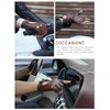 GSG Driving Gloves, Half Finger Leather, Fingerless Leather, Men's, Motorcycle