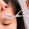 QIANLONG Tijeras Con Peine Para Cejas Depilación Aseo Facial Pestañas