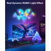Triangle LED Lights for Gaming Setup, RGB Triangle Wall Lights