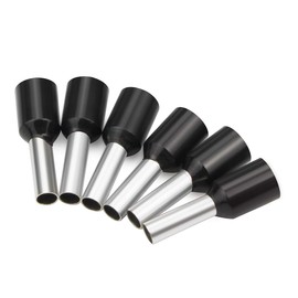 XHF 1000 PCS AWG 14/2.5mm² Wire Ferrules Insulated Copper Crimp Connectors, Crimp Pin Cord End Terminals Black