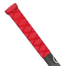 Advanced Hockey Grip for ice Hockey Sticks, one Size for Youth and Adult Stick, Great Alternative to Hockey Tape (red)