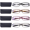 DOOViC 4 Pack Computer Reading Glasses Blue Light Blocking Anti