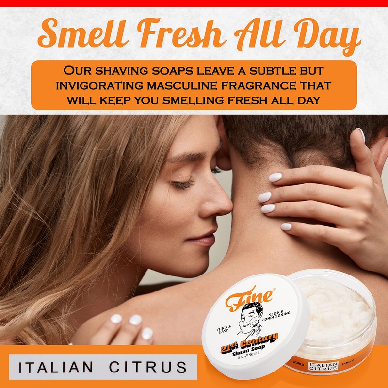 Fine Accoutrements Italian Citrus Shaving Soap 150 ml