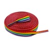 Kilter Flat Trainer Shoelaces - Rainbow - 75 cm -