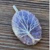 LEPIDOLITE OVAL TREE OF LIFE WIRE WRAPPED PENDANT GEMSTONE