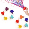 WEIKAXIMU Pack of 10 Throw Streamers Bomb Streamers Throw Confetti