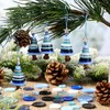 Soulchen 12 Sets Button Christmas Tree Craft Kits Make Your