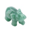 2inch Natural Jade Carved Elephant Crystal Figurine Home Decoration Furnishing