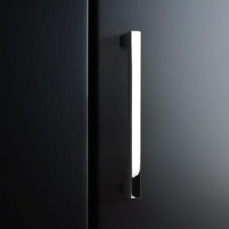 NIZADO 5 Pack Polished Chrome Cabinet Handles, Solid 3 3/4