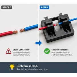 Clamp Wire Holder for Electronics Repair - Dual Spring-Loaded Clips Hold Wires Securely for Precise Soldering