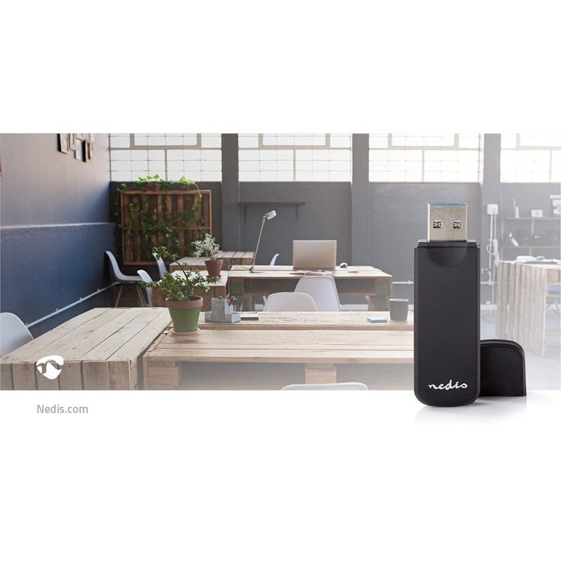 NEDIS CRDRU3100BK Card Reader | Multicard | USB 3.0 |